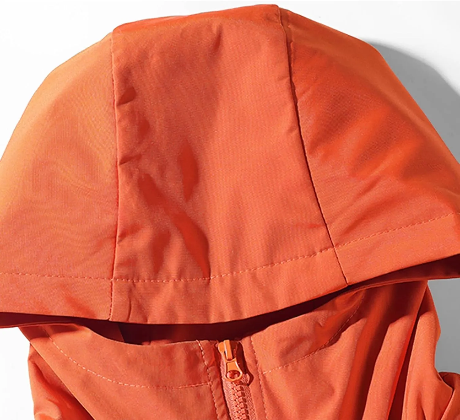 2024 Casual Drawstring Windproof Fashion Winter Outdoor Waterproof Long Sleeve Zipper Classic Solid Hooded Jacket