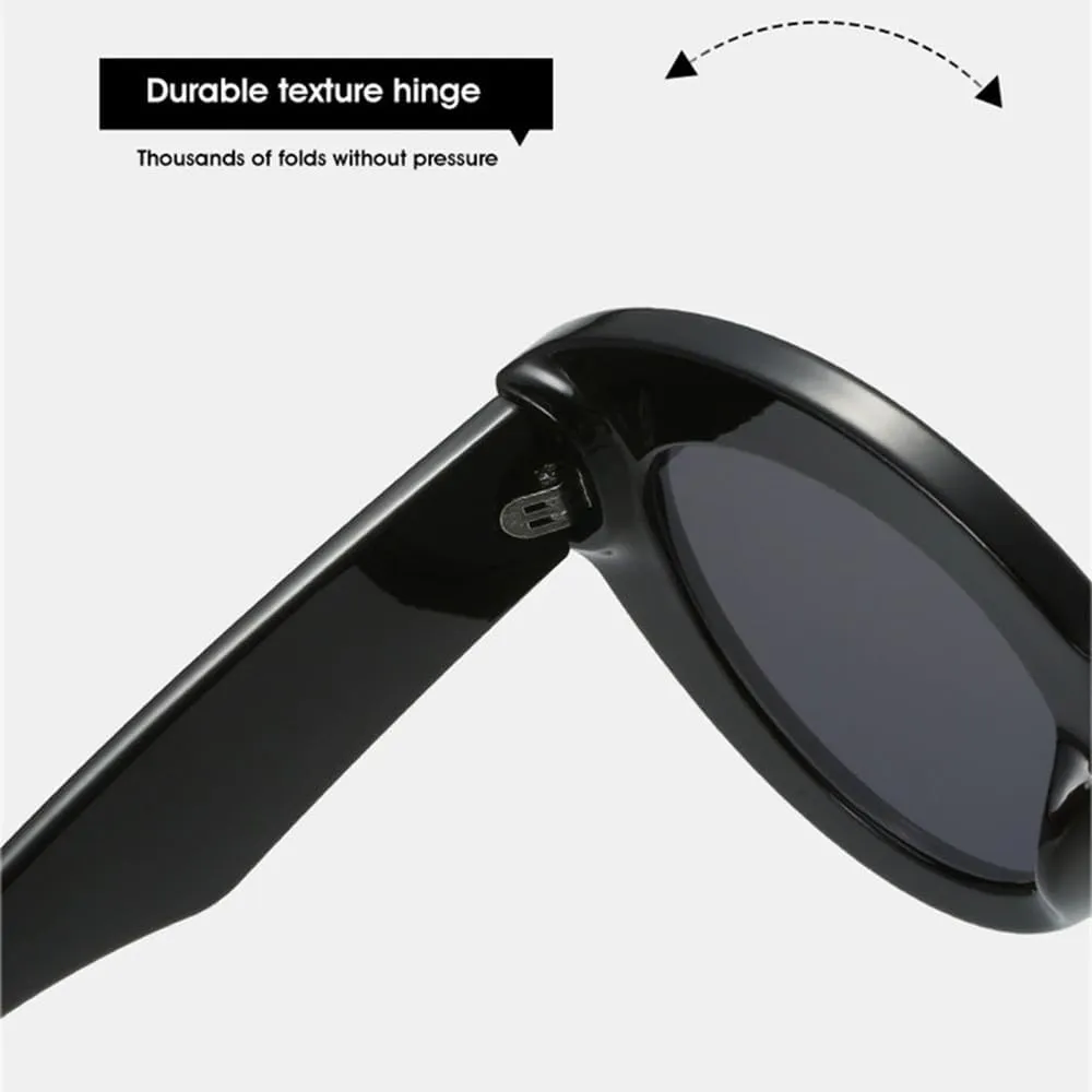 Cat Eye Women Fashion Olive Green Sunglasses Retro Shades UV400 Men Oval Luxury Sun Glasses