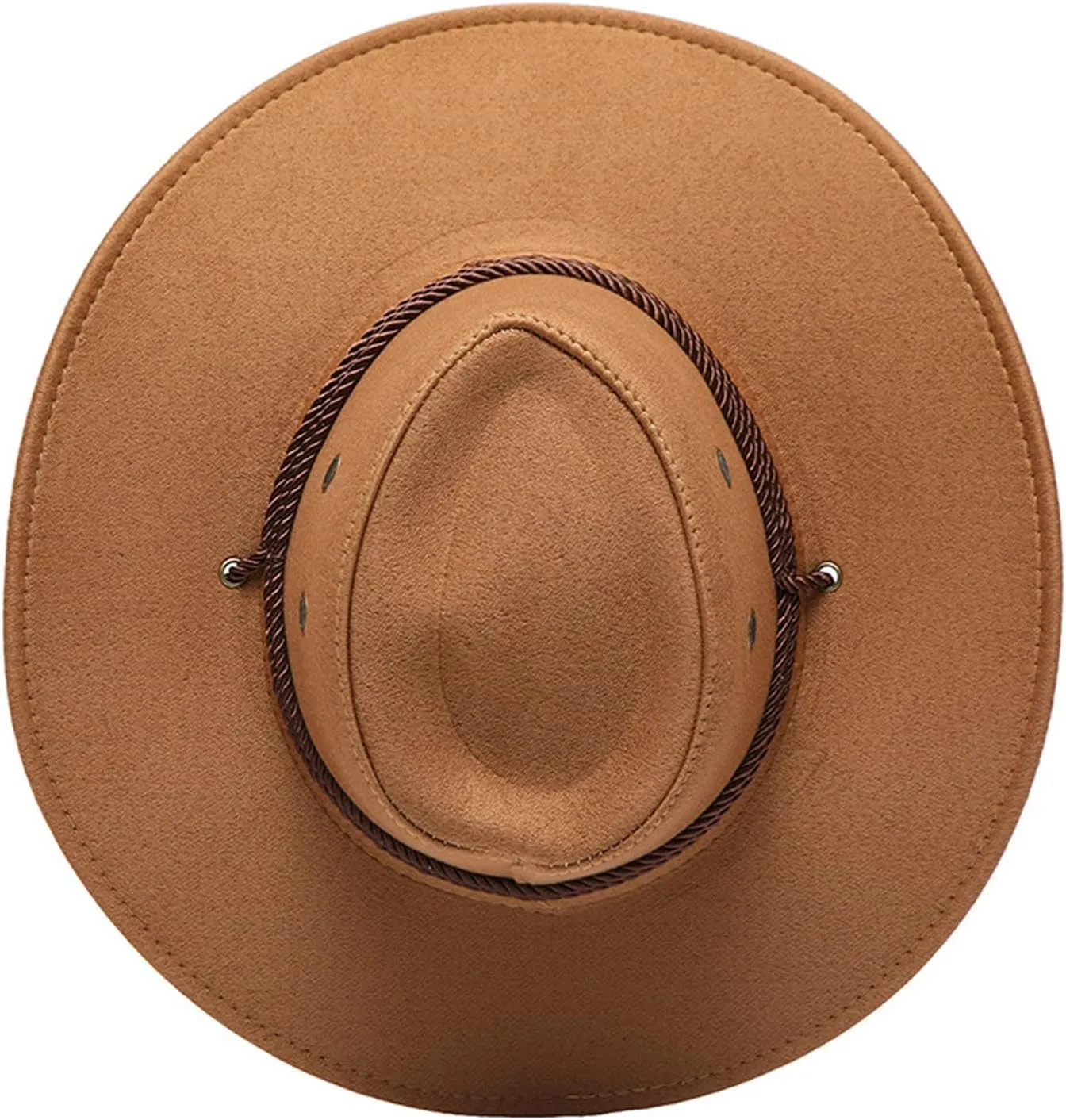 Classic Straw Western Panama Hat for Women and Men Wide Brim Roll Up Fedora Hat Felt Cowboy Cowgirl Hat