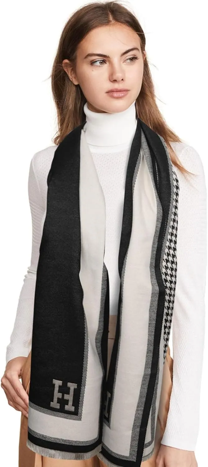 EXTREE Scarfs for Women Pashmina Silky Shawl Wrap for Evening Dressing Blanket Open Front Poncho Cape