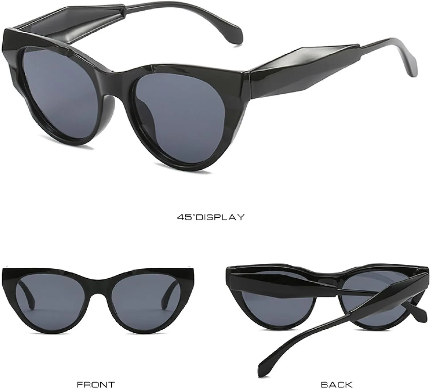 Fashion Cat Eye Women Men Vintage Sun Glasses Female Travel Driving Shades Uv400