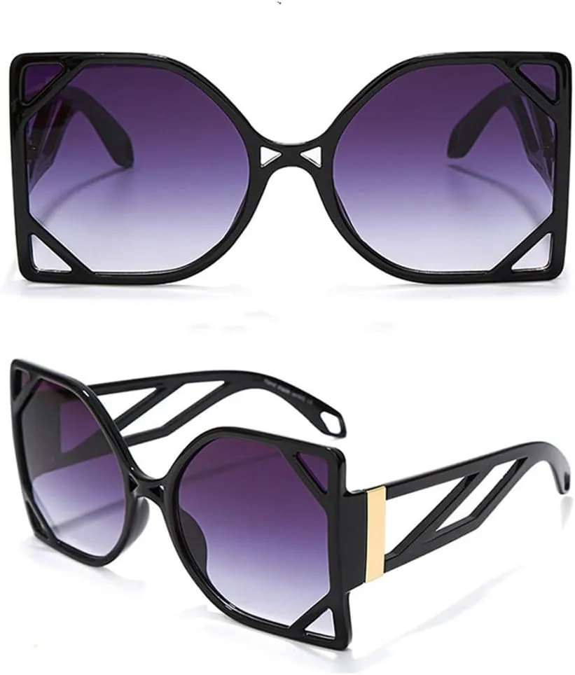 Fashion Female Sunglasses For Women Oversized Luxury Shades Sun Glasses UV400 Eyewear