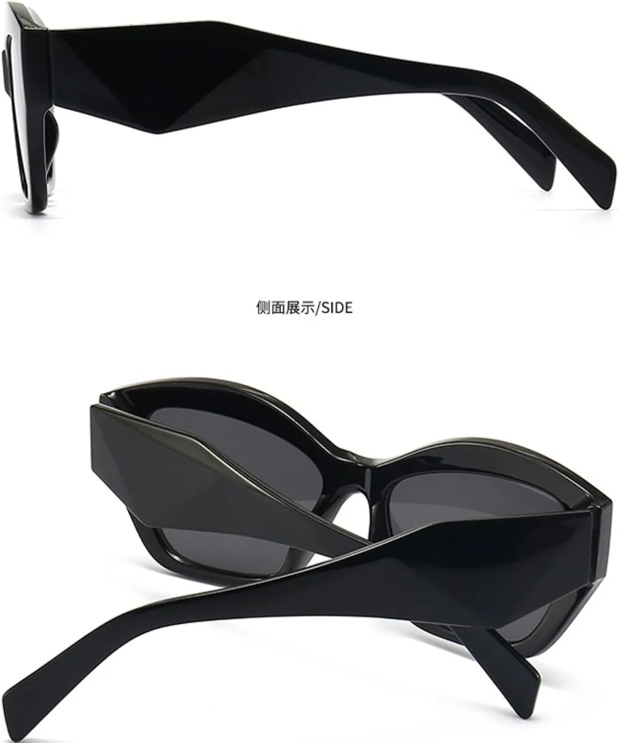 Fashion Irregular Cat Eye Sunglasses Women Vintage Luxury Sun Glasses Oversized Eyewear Summer