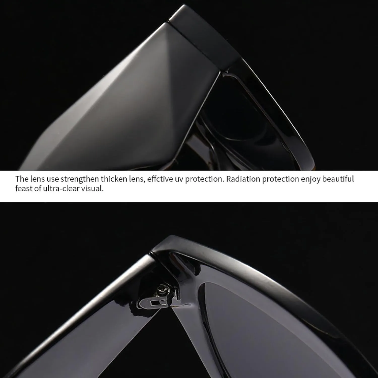 Fashion Irregular Cat Eye Sunglasses Women Vintage Luxury Sun Glasses Oversized Eyewear Summer