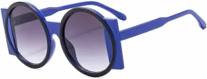 Fashion Oversized Circle Shape Sunglasses Women Retro Luxury Trendy Outdoors Street Photography Sun Glasses Uv400