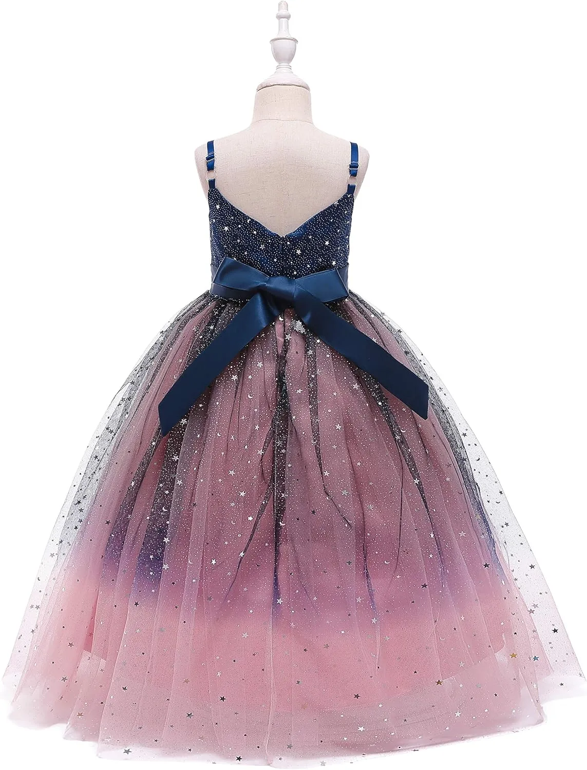 Glamulice Princess Sparkle Tulle Dress Flower Girl Little/Big Girls Wedding Bridesmaid Dresses Pageant Party Ball Gown