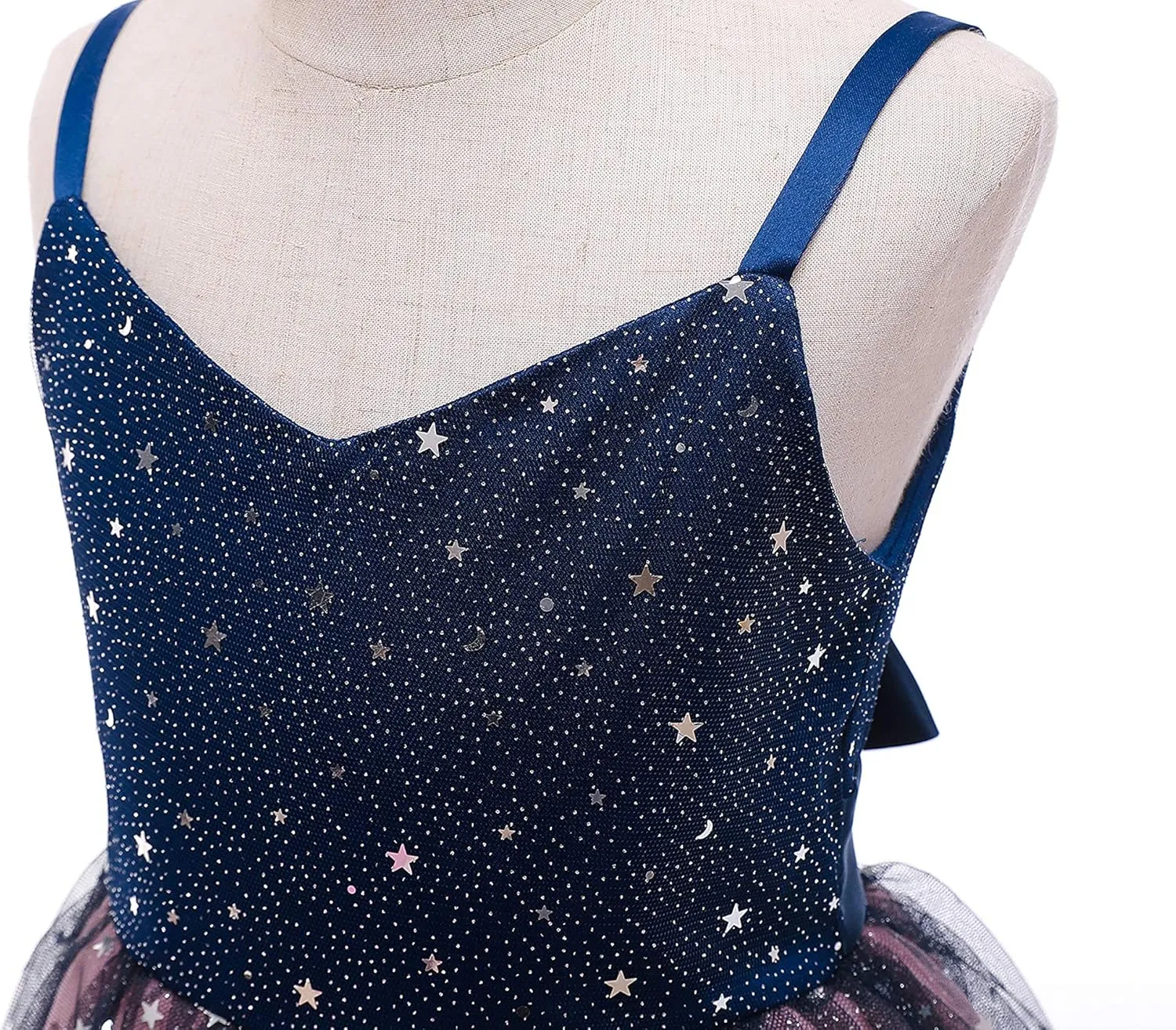 Glamulice Princess Sparkle Tulle Dress Flower Girl Little/Big Girls Wedding Bridesmaid Dresses Pageant Party Ball Gown