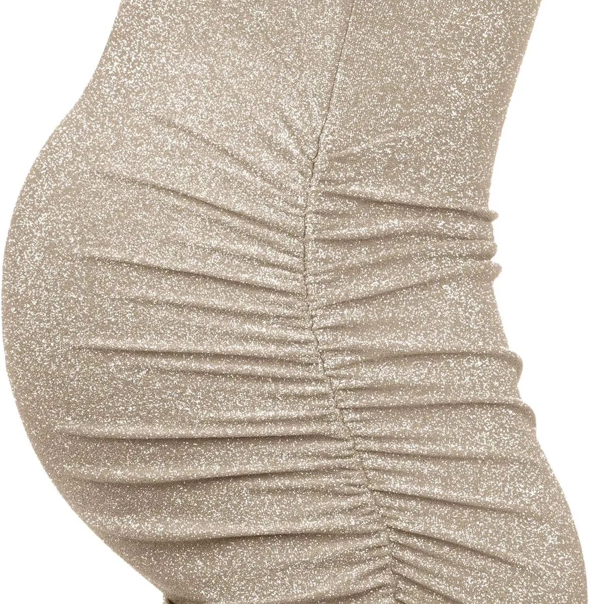 KIM S Glitter Maternity Dress Photoshoot Bodycon Dresses for Baby Shower or Daily Wear