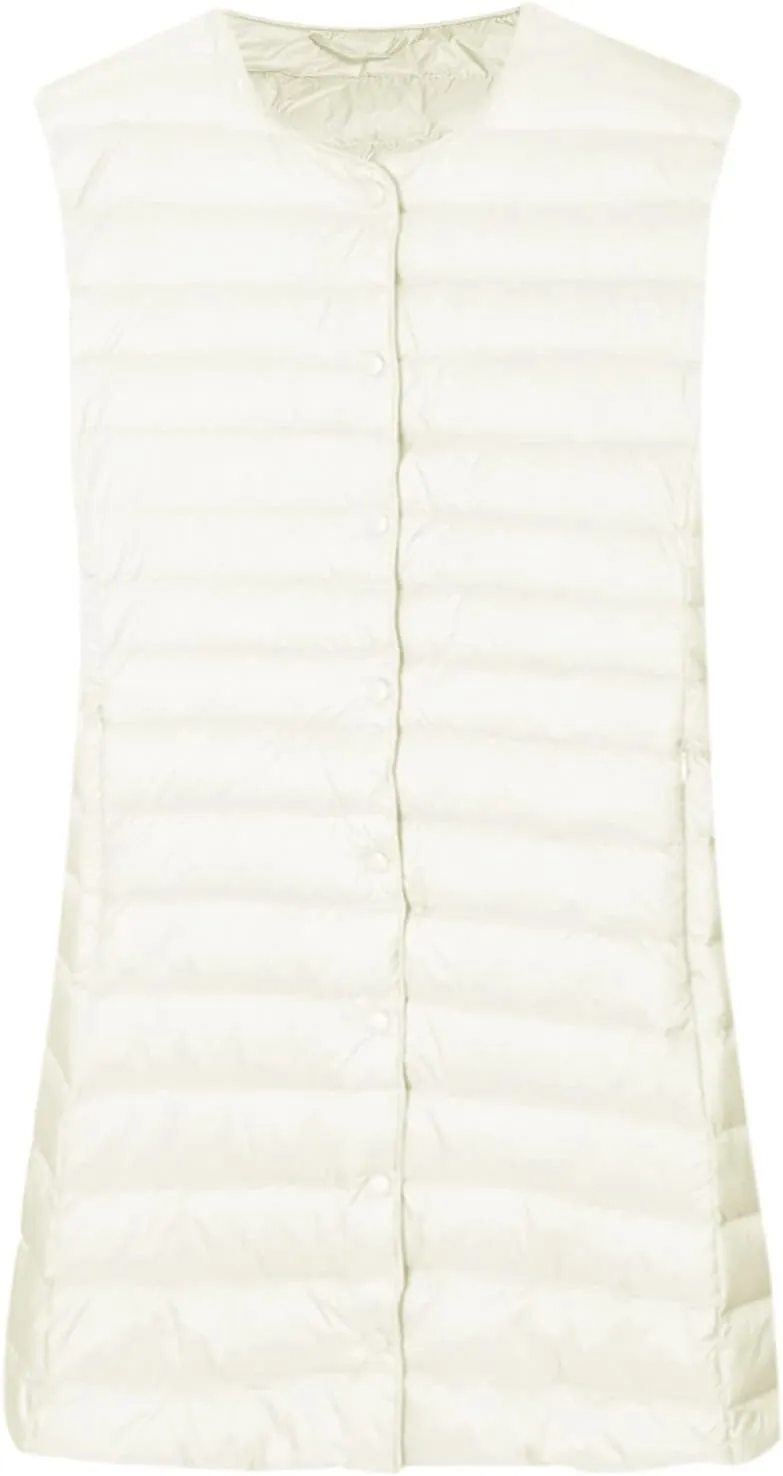 LCMTWX Black Vest Women Puffer Vest With Hood Sleeveless Warm Down Coat With Pockets Quilted Vest Down Plus Size Winter
