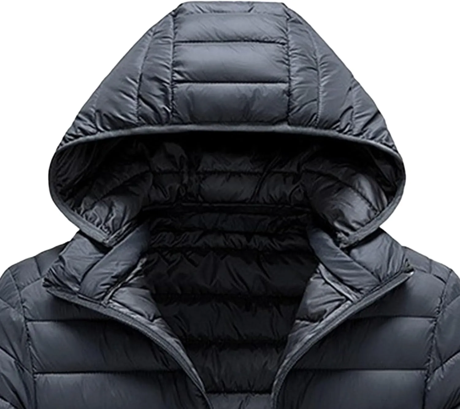 Maiyifu-GJ Men's Winter Puffer Jacket Thicken Quilted Padded Coat Windbreaker Lightweight Warm Windproof Down Jackets