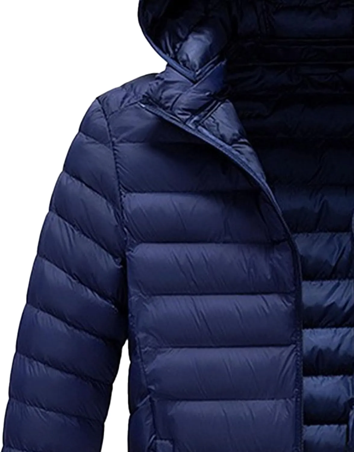 Maiyifu-GJ Men's Winter Puffer Jacket Thicken Quilted Padded Coat Windbreaker Lightweight Warm Windproof Down Jackets