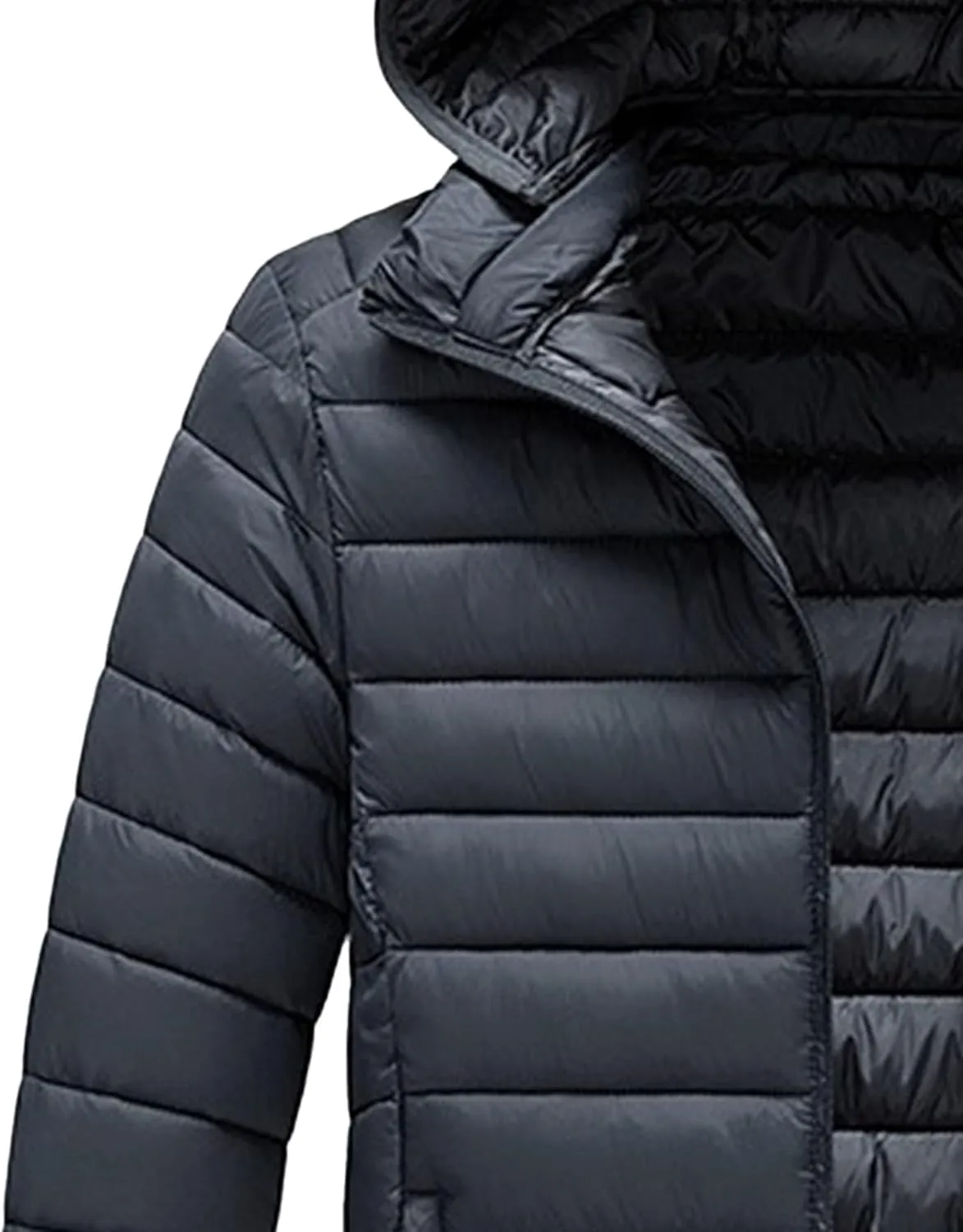 Maiyifu-GJ Men's Winter Puffer Jacket Thicken Quilted Padded Coat Windbreaker Lightweight Warm Windproof Down Jackets