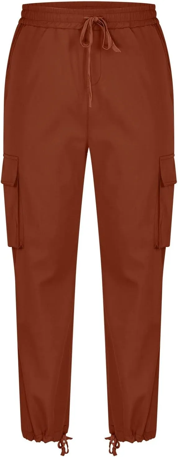 Men Outdoor Cargo Pant Lightweight Tactical Pant Hiking Jogger Multi Pockets Athletic Pants Running Workout Pants