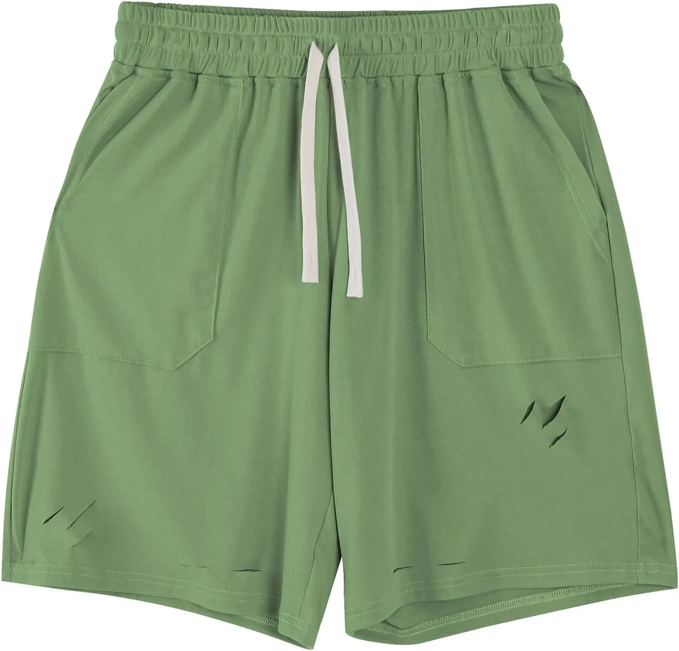 Mens Athletic Shorts Quick Dry Casual Plain Short Pant Polyester Drawstring Elastic Waist Mens Gym Gifts Fitness