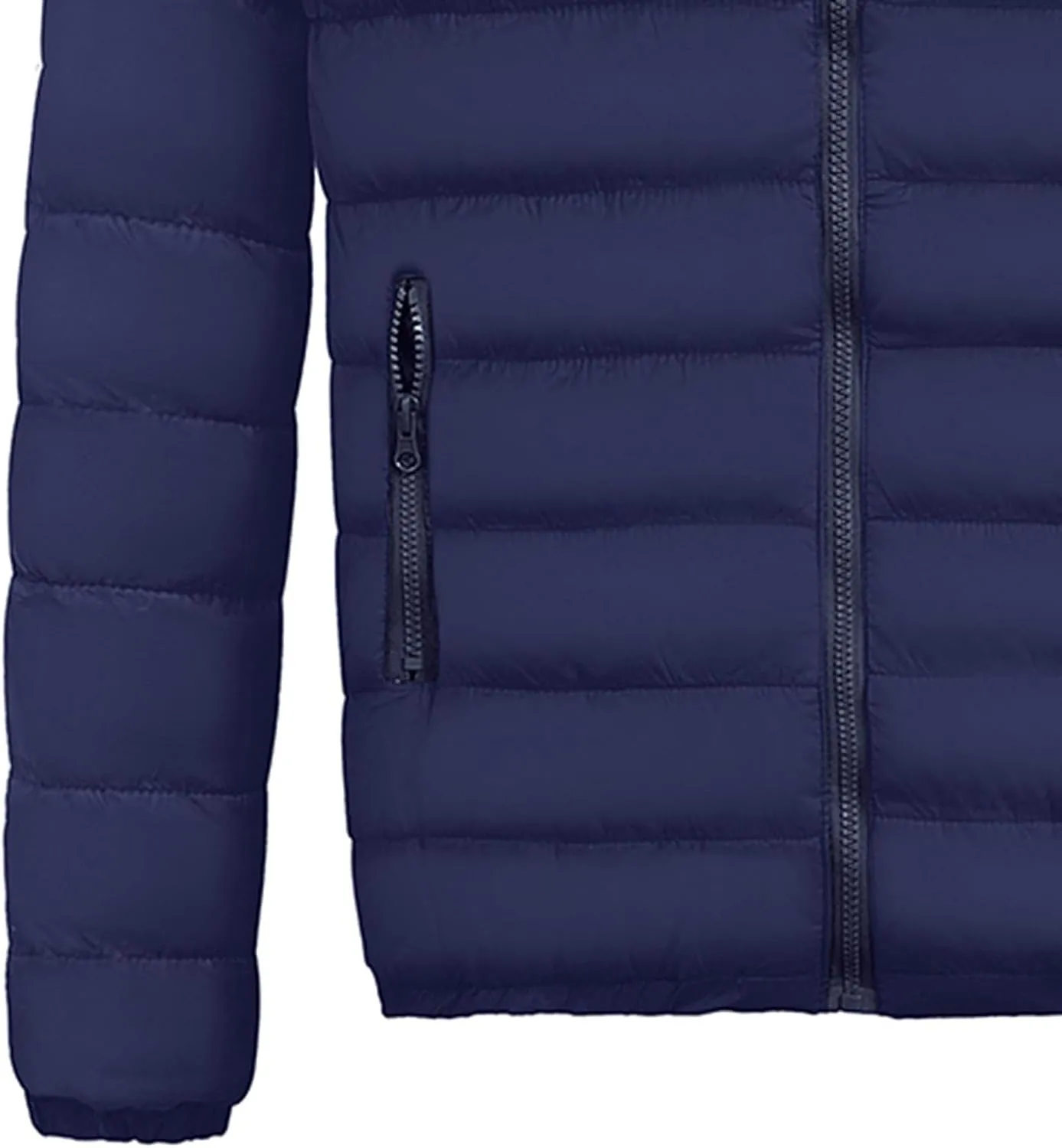 Men'S Down Jackets & Coats Zip Up With Hood Heated Plain Winter Jackets Thick Thermal Windproof Outwear