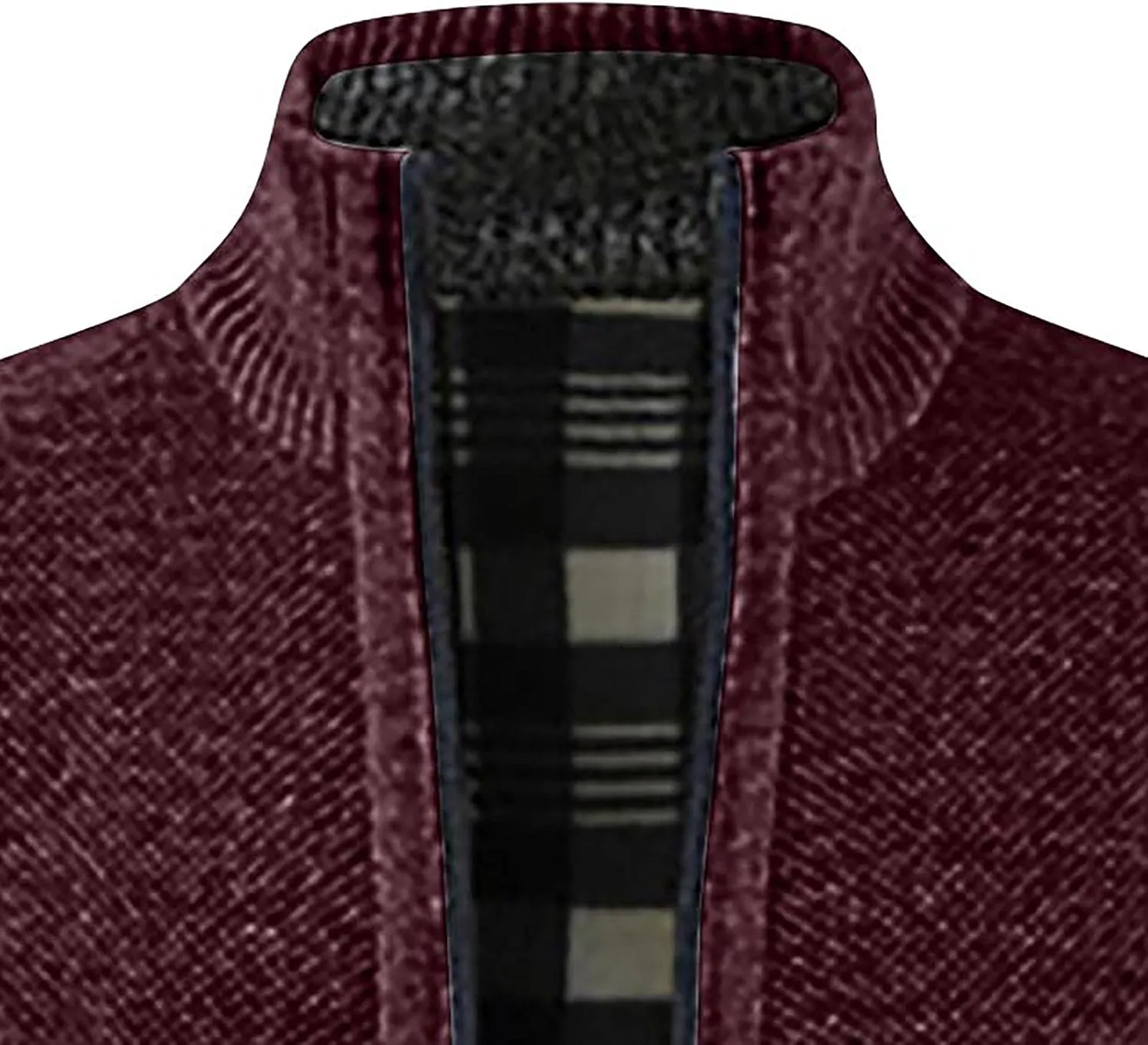 Mens Jackets Autumn and Winter Men's Fashion Loose Cardigan Warm Lapel Hooded Jacket Sweater Jackets