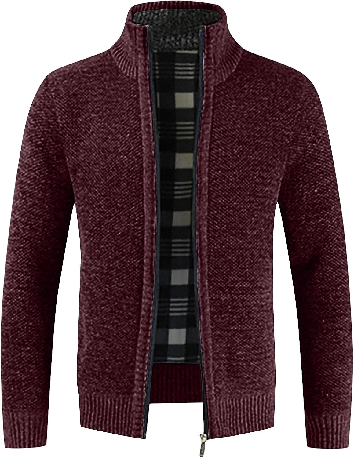 Mens Jackets Autumn and Winter Men's Fashion Loose Cardigan Warm Lapel Hooded Jacket Sweater Jackets