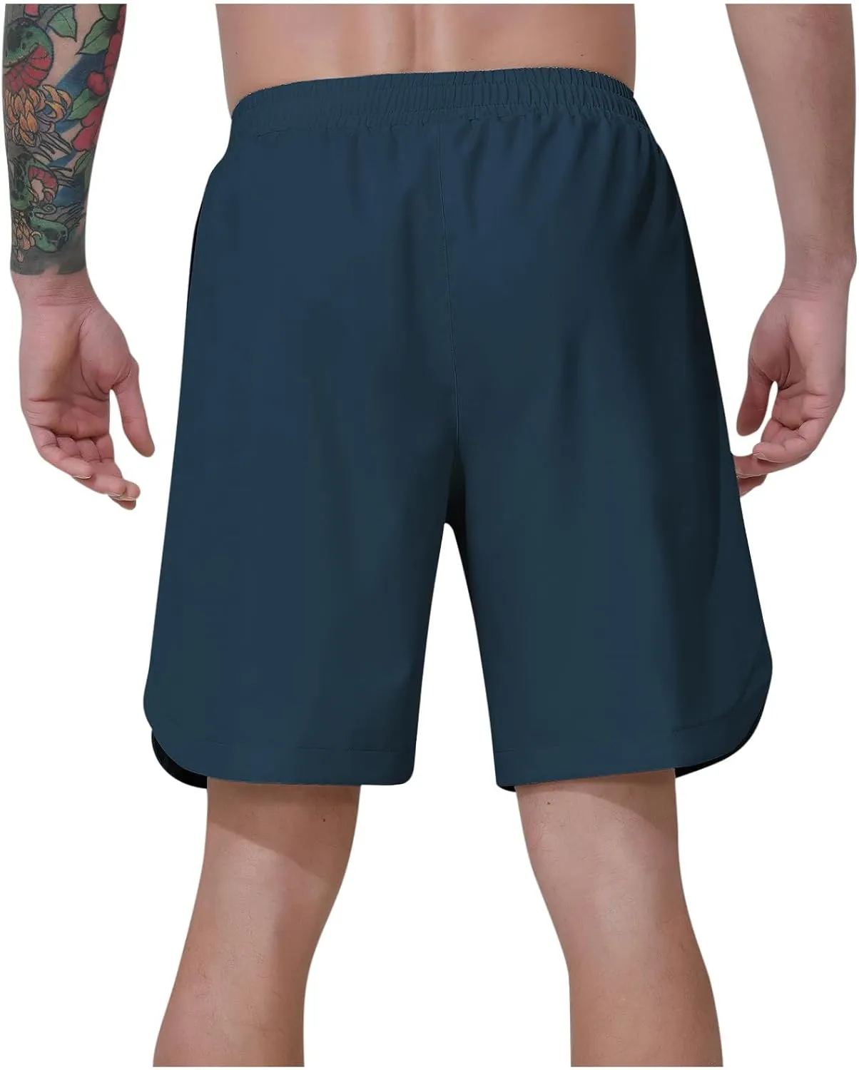 Men's Quick Dry Hiking Shorts Lightweight Running Gym Outdoor Active Shorts with Pockets Basketball Athletic Shorts
