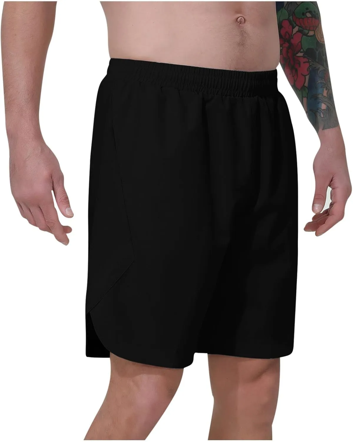 Men's Quick Dry Hiking Shorts Lightweight Running Gym Outdoor Active Shorts with Pockets Basketball Athletic Shorts