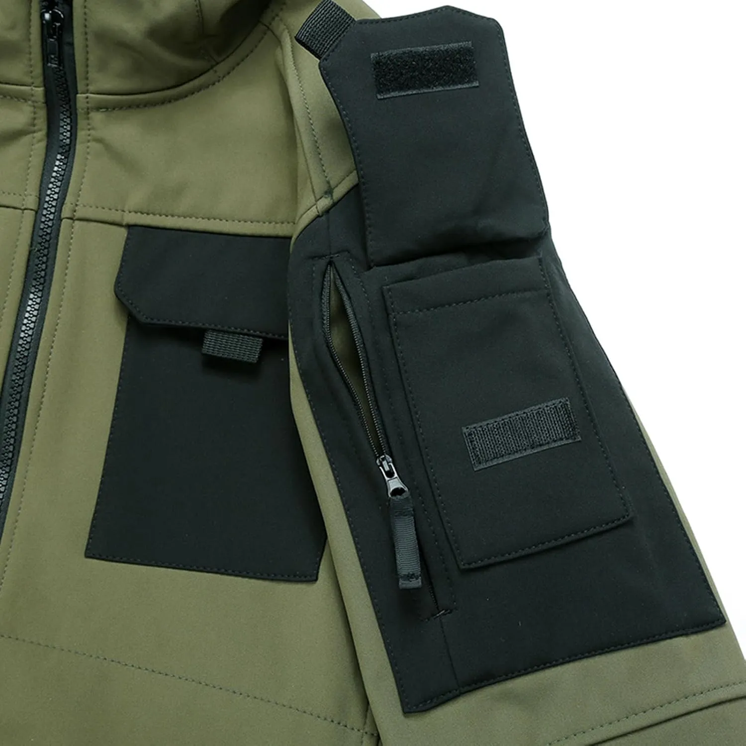 Mens Rain Jackets Waterproof with Hood Military Tactical Jacket Coat Softshell Raincoat for Men Fall Jackets