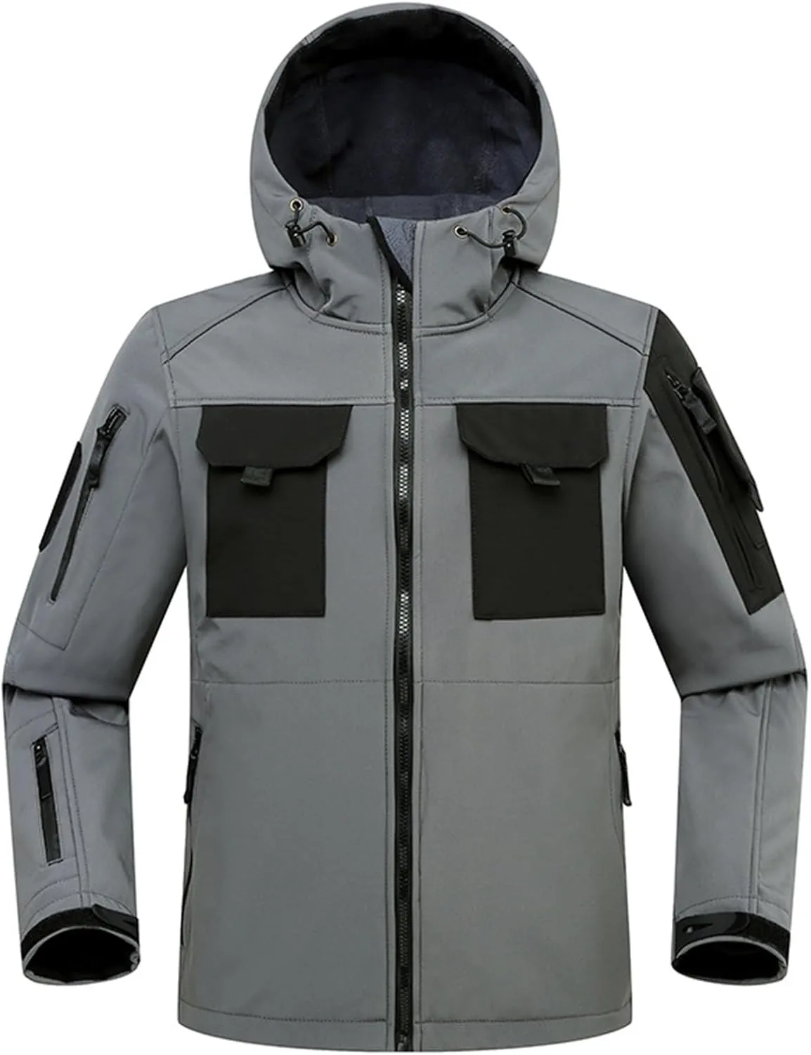 Mens Rain Jackets Waterproof with Hood Military Tactical Jacket Coat Softshell Raincoat for Men Fall Jackets