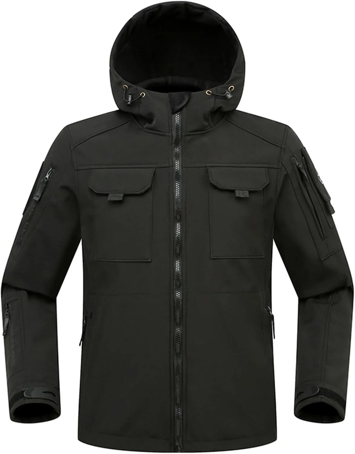 Mens Rain Jackets Waterproof with Hood Military Tactical Jacket Coat Softshell Raincoat for Men Fall Jackets