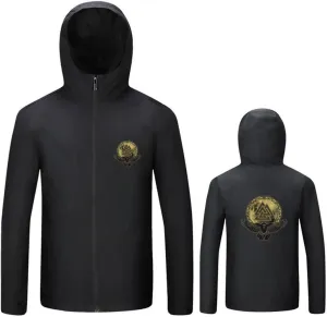 Men's Women's Light Waterproof Rain Jackets for Hiking Golf Outdoor Windproof Comfy Durable Hooded Jackets
