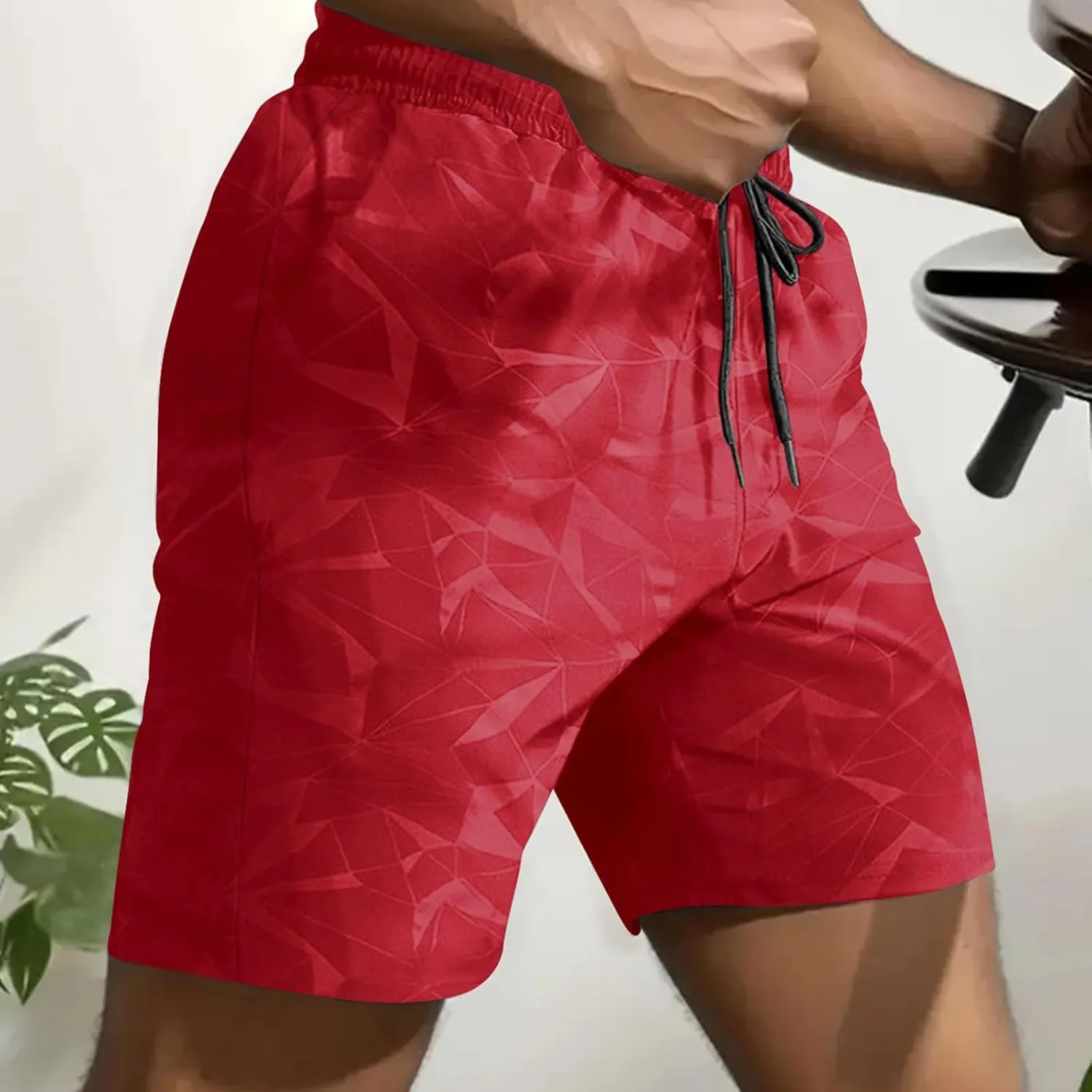 Men's Workout Shorts Quick Dry Athletic Running Sports Active Lightweight Gym Clothes Summer Beach Wear Mens Fashion