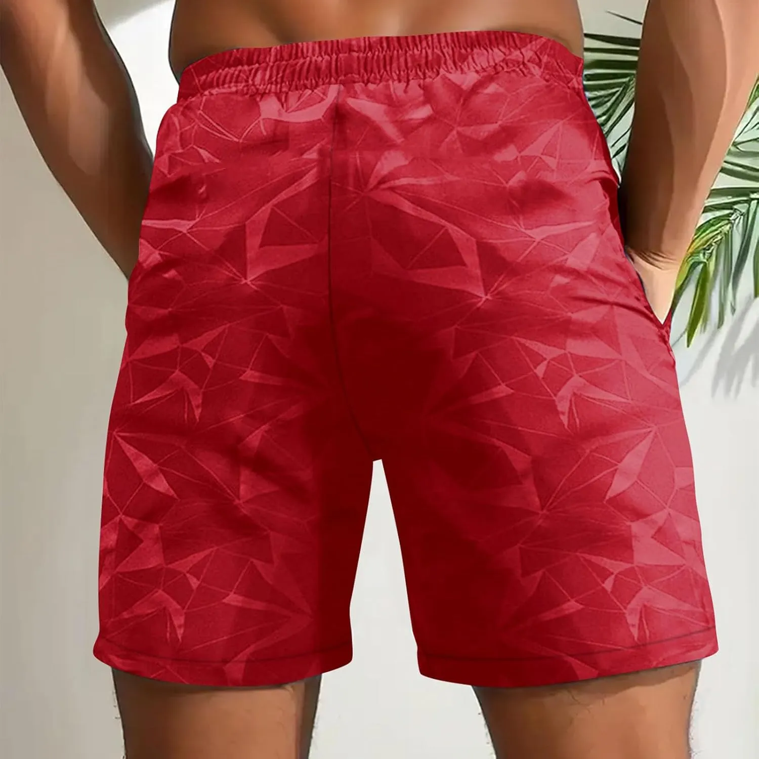 Men's Workout Shorts Quick Dry Athletic Running Sports Active Lightweight Gym Clothes Summer Beach Wear Mens Fashion