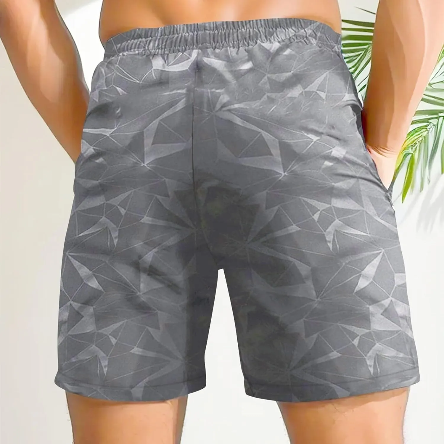 Men's Workout Shorts Quick Dry Athletic Running Sports Active Lightweight Gym Clothes Summer Beach Wear Mens Fashion