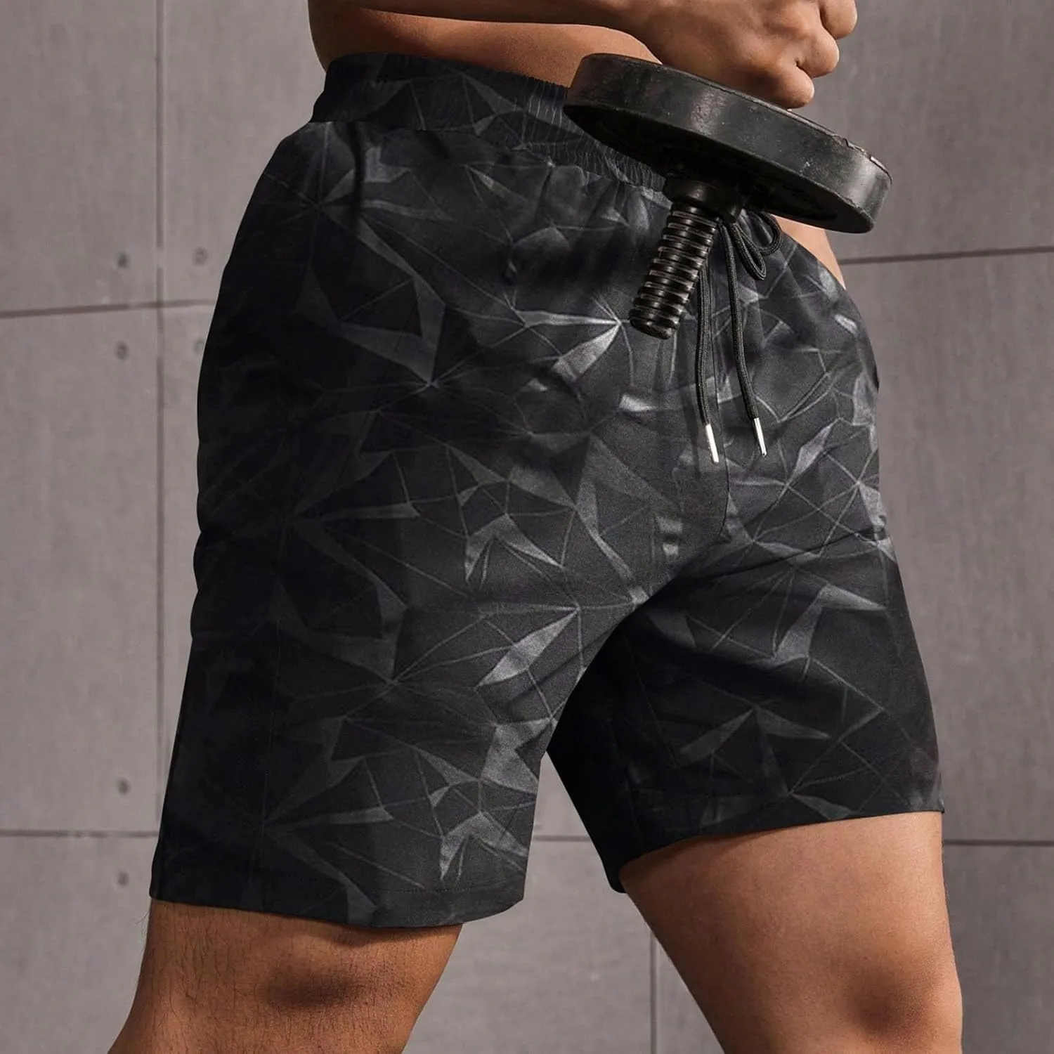 Men's Workout Shorts Quick Dry Athletic Running Sports Active Lightweight Gym Clothes Summer Beach Wear Mens Fashion