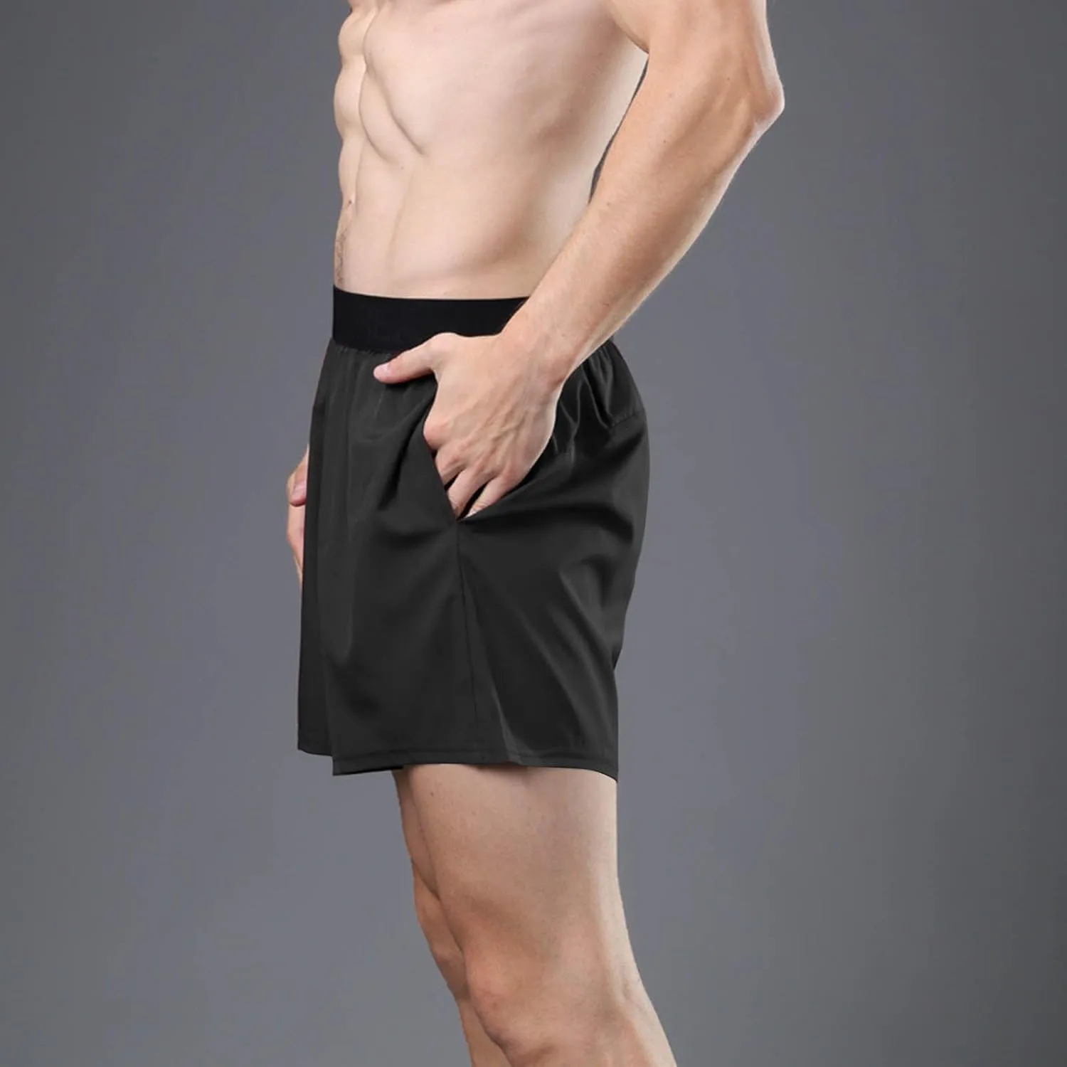 Moisture Wicking Shorts for Men Quick Dry Running Athletic Workout Gym Gear Lightweight Breathable Active Wear Summer