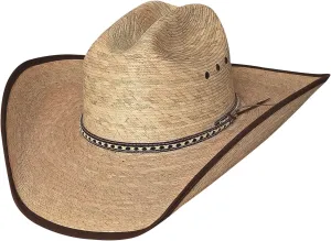 Montecarlo Bullhide Hats Wide Open 15X Palm Leaf Straw Cowboy Western Hat (7)