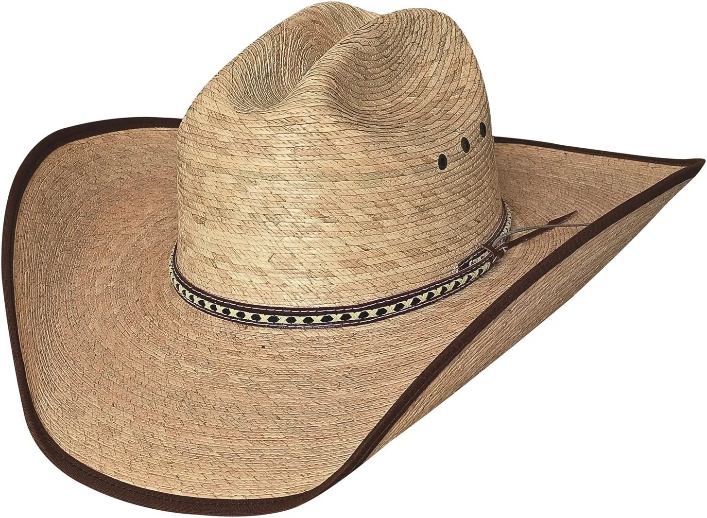 Montecarlo Bullhide Hats Wide Open 15X Palm Leaf Straw Cowboy Western Hat (7)