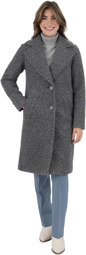 Nine West Women's Faux Wool Coat