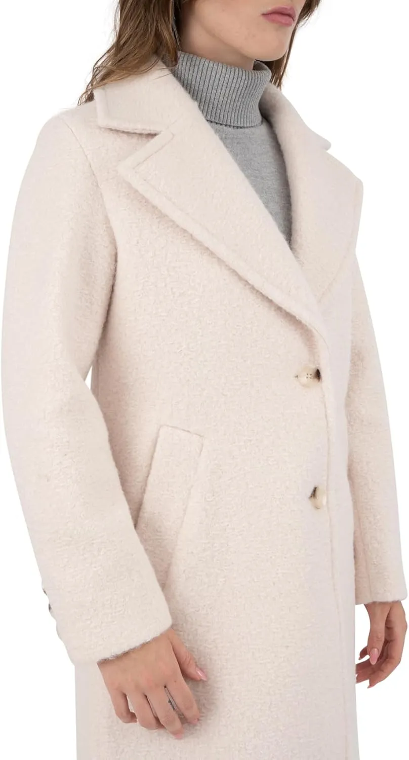 Nine West Women's Faux Wool Coat