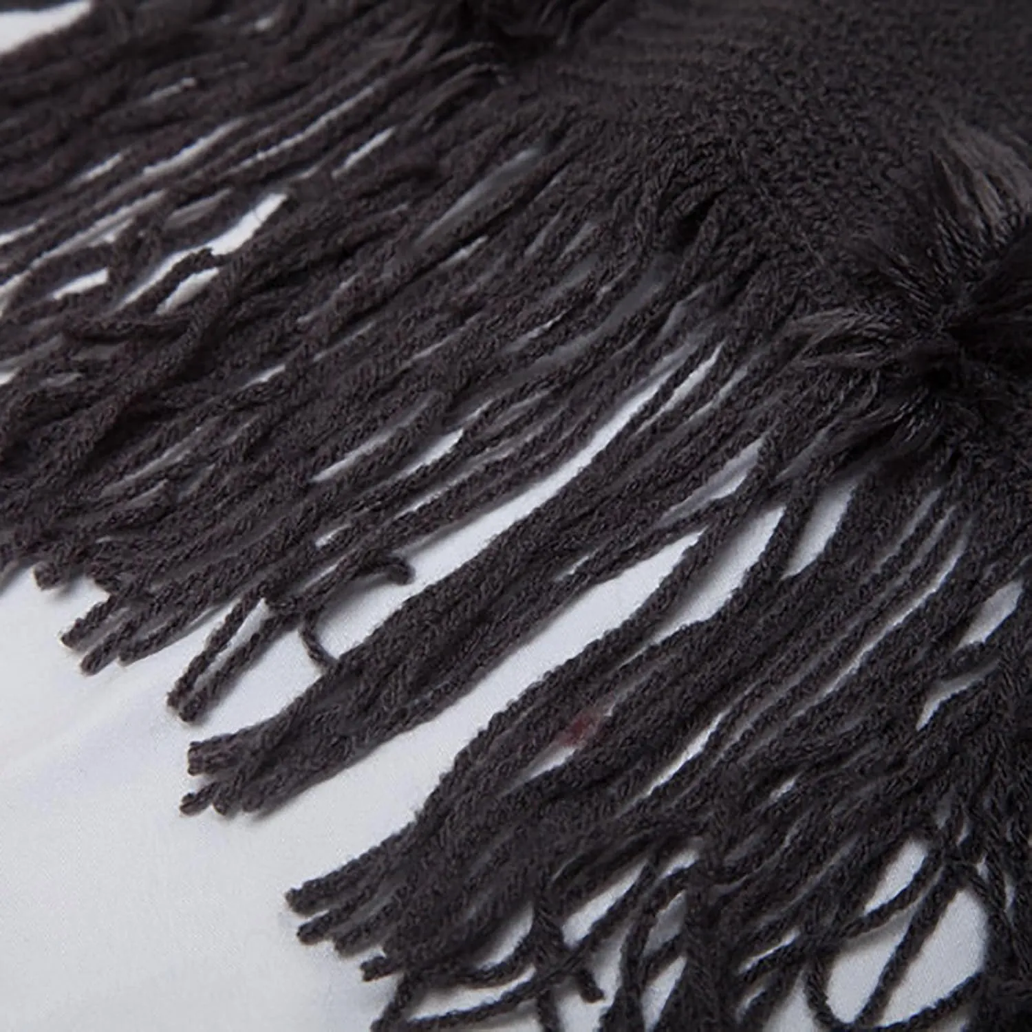 Oplxuo Hooded Poncho Shawls and Wraps for Women,Fuzzy Knitted Shawl with Fringe, Cozy Warm Poncho Sweater for Fall and Winter