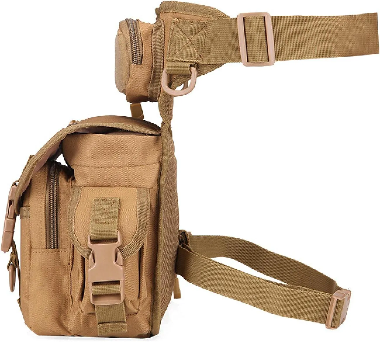 Oxford cloth camouflage single crossbody photography sports outdoor tactical waist leg bag
