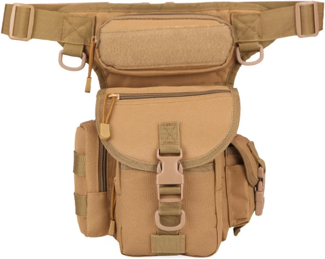 Oxford cloth camouflage single crossbody photography sports outdoor tactical waist leg bag