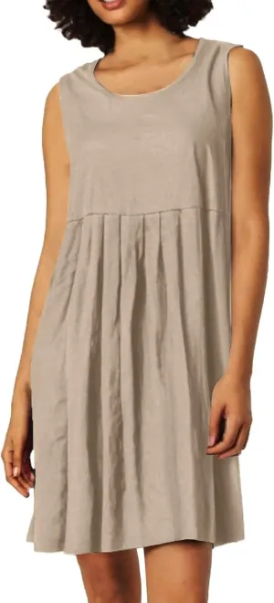 PTOLOCIF Women's Casual Summer Sleeveless Floral Print Pleated Short Dress Lightweight Dresses Summer