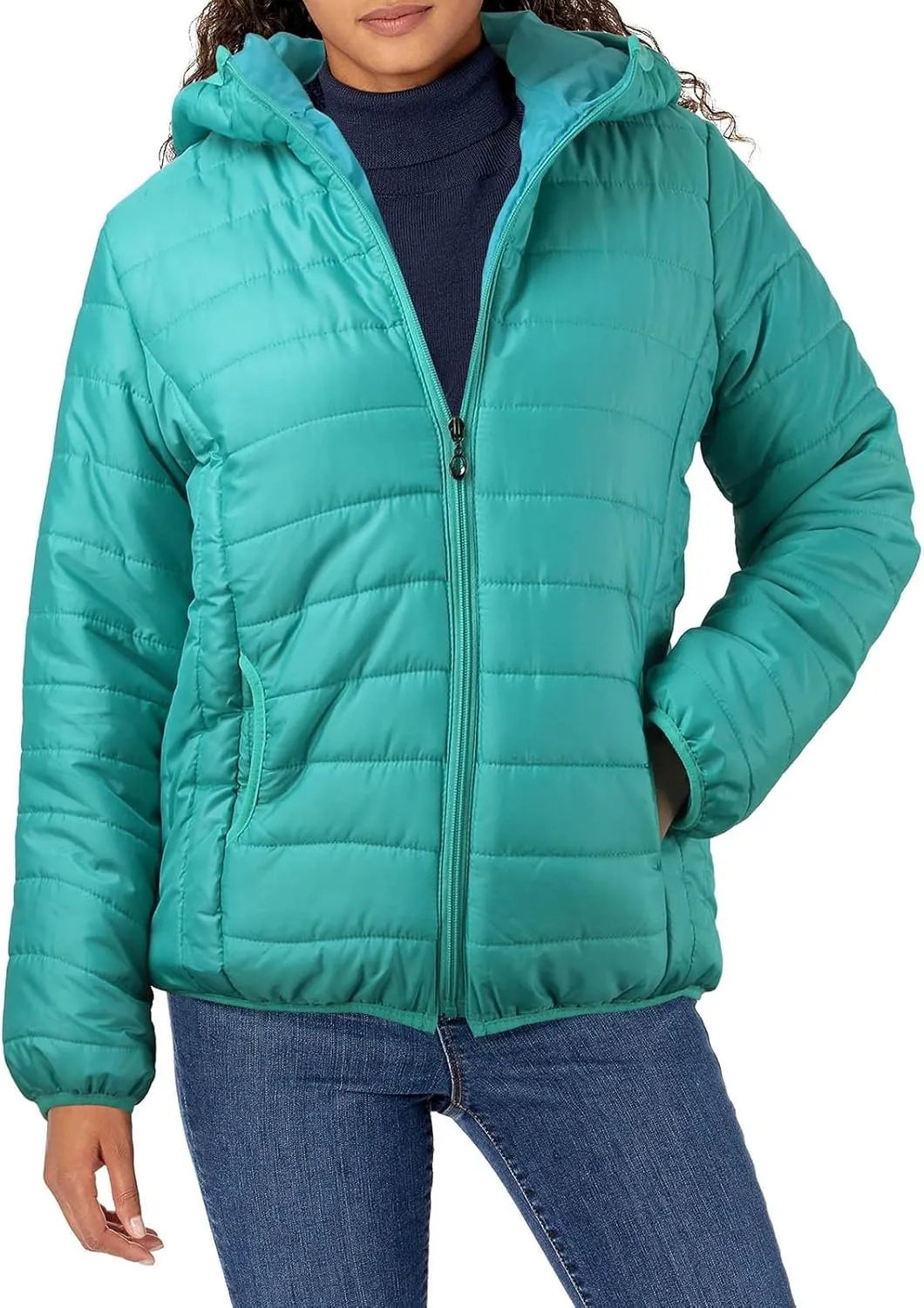 Puffer Jackets for Women Packable Down Jacket Lightweight Quilted Coat Long Puffer Coat with Pockets Winter Clothes