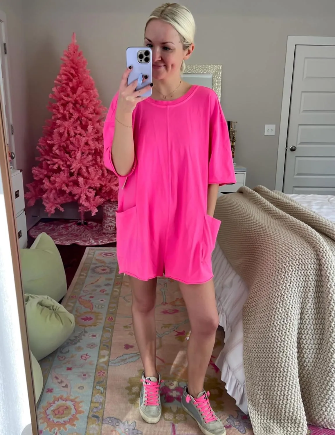 Rompers for Women Athletic Workout Hot Shot Tee Romper Casual Oversized Jumpsuits Overalls