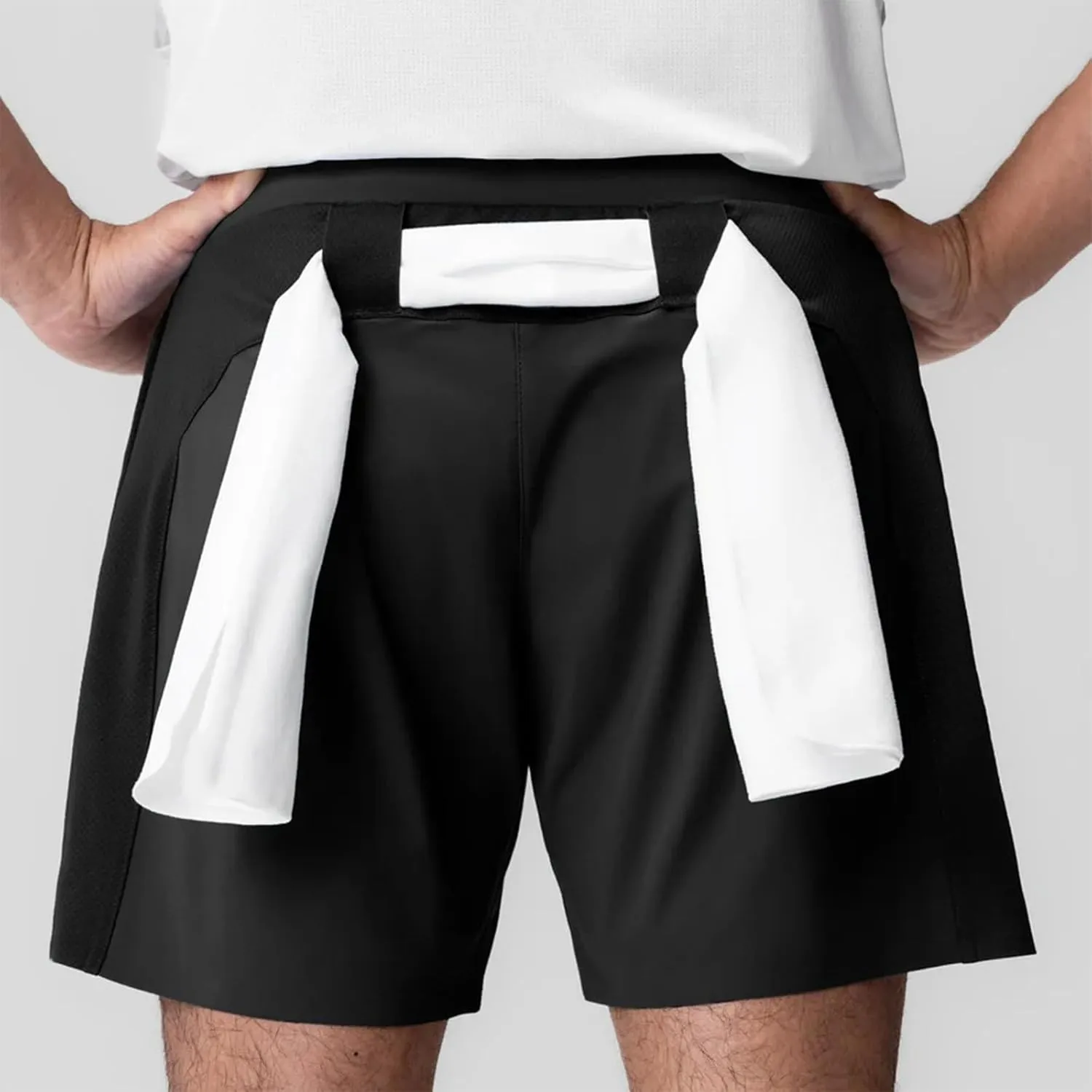 Running Shorts for Men 3 Inch Quick Dry Gym Athletic Workout Sports Gear Outdoor Active Wear Summer with Zipper Pockets