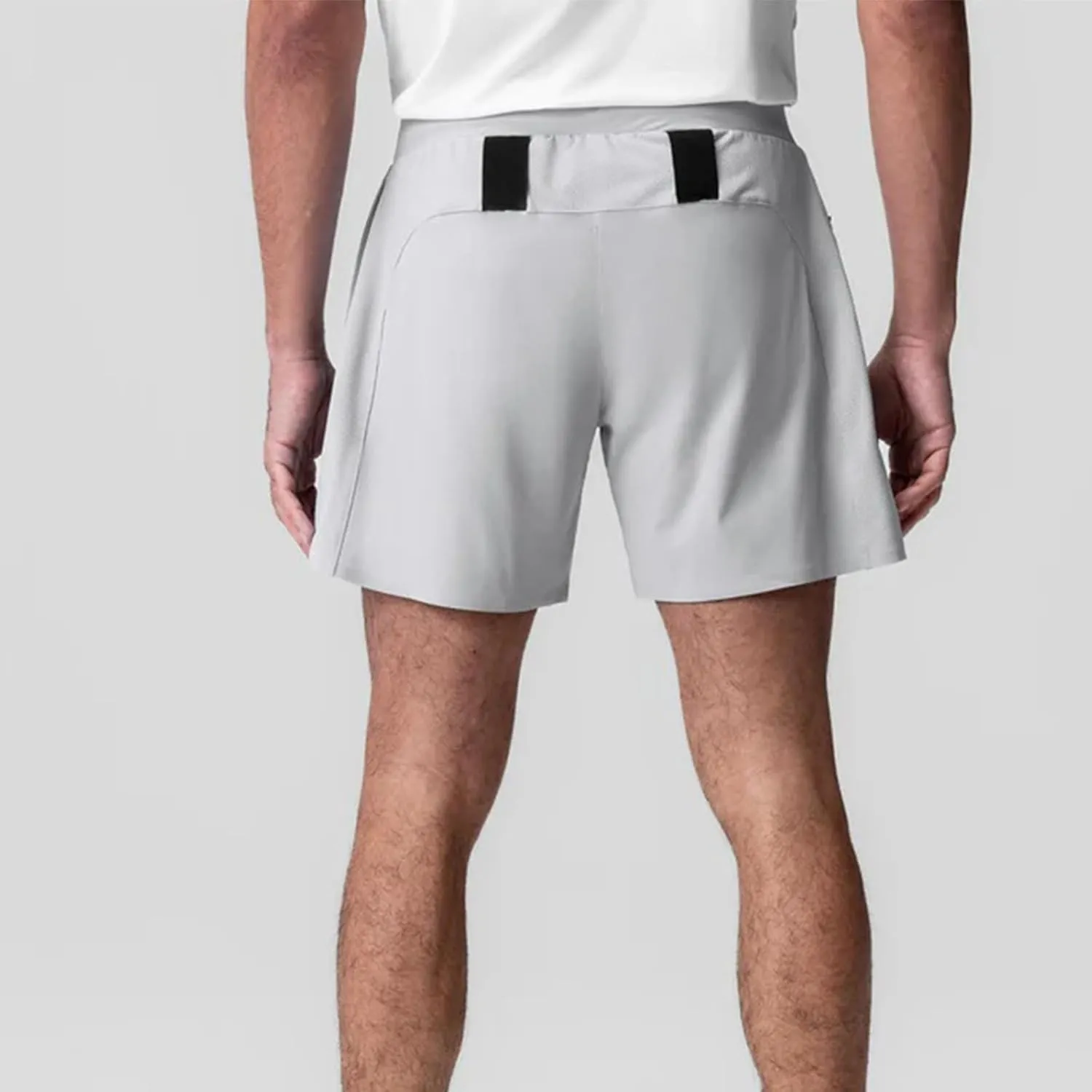 Running Shorts for Men 3 Inch Quick Dry Gym Athletic Workout Sports Gear Outdoor Active Wear Summer with Zipper Pockets