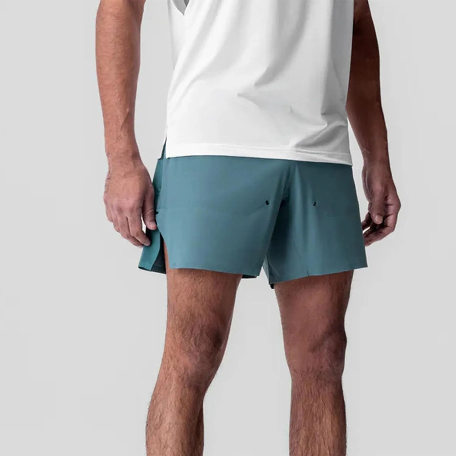 Running Shorts for Men 3 Inch Quick Dry Gym Athletic Workout Sports Gear Outdoor Active Wear Summer with Zipper Pockets