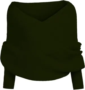 Scarf with Sleeves for Women, Shawl Wraps Knitted Cable Crochet Multifunctional Scarf Sweaters with Sleeves