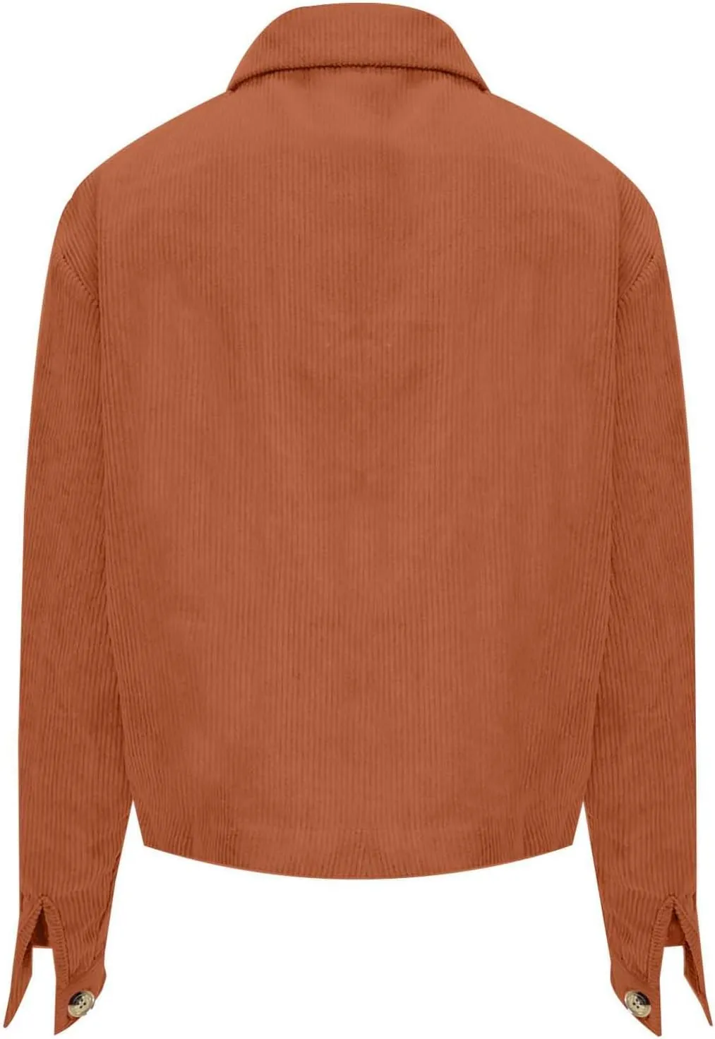 Shackets for Women 2024 Fashion Cropped Jackets Corduroy Button Down Crop Shackets Tops Long Sleeve Trendy Shirts