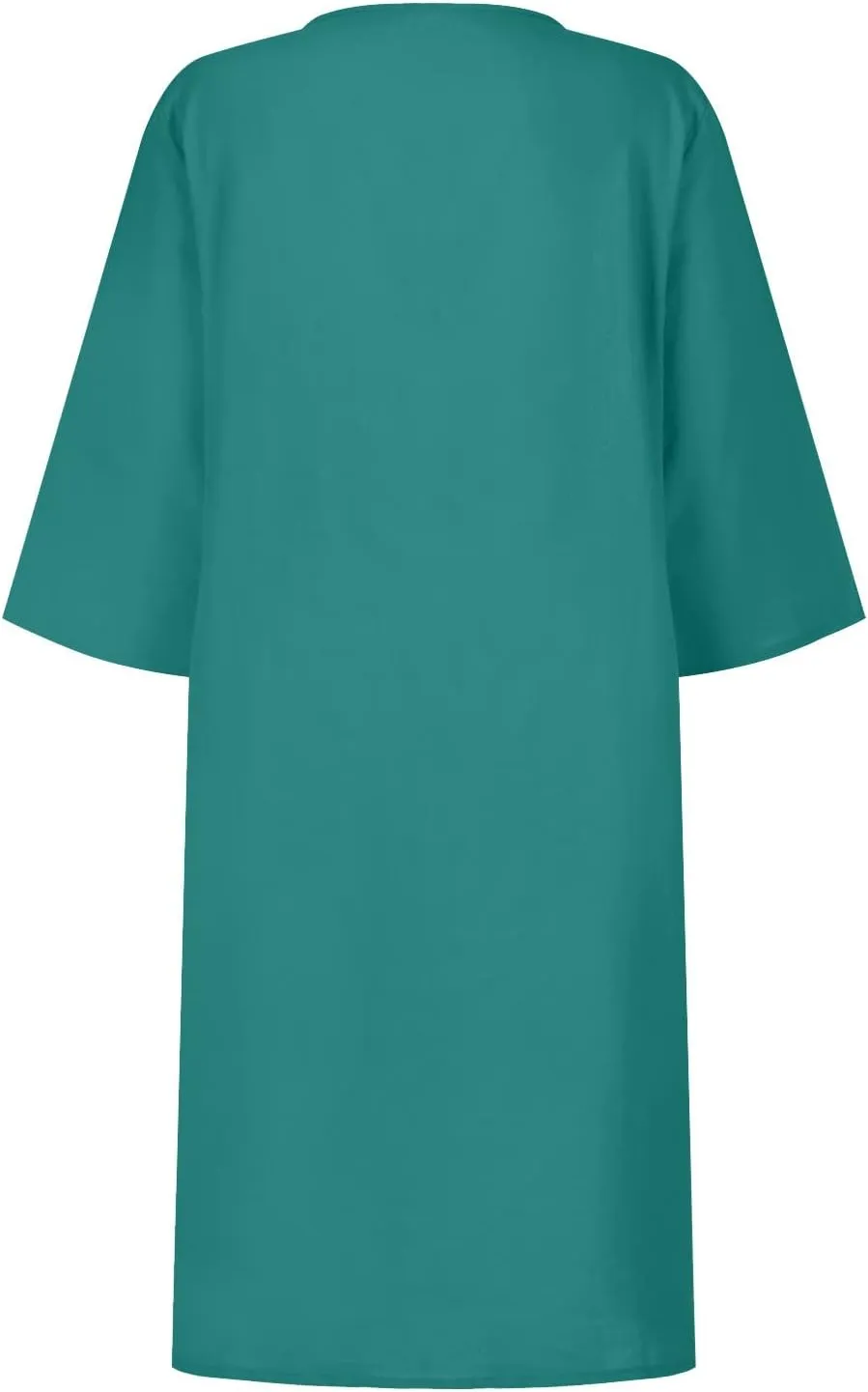 T-Shirt Dresses for Women Trendy Fall V Neck Half Sleeve Pleated Dress Womens Floral Vintage Elegant Midi Dresses