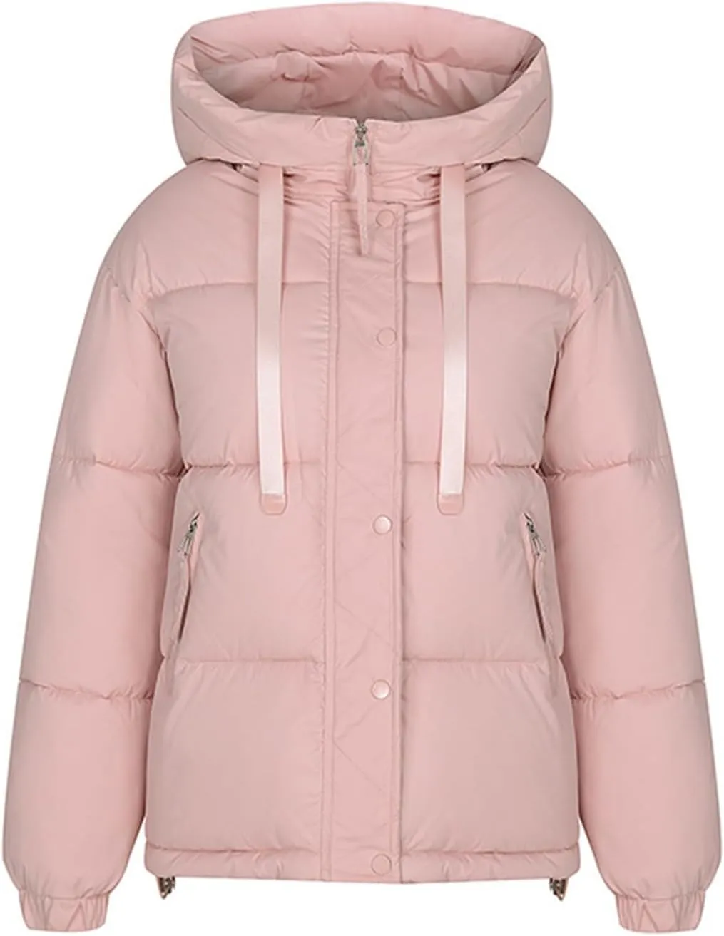 Warm Winter Coats for Women 2025 Trendy Loose Hooded Puffer Jacket Down Coat Puffy Wadded Jackets Overcoat