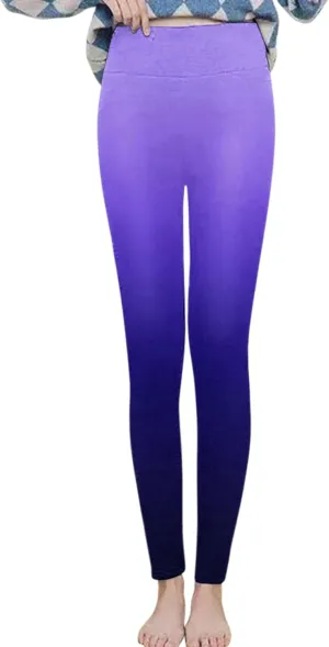 Women's Casual Slim fit Sherpa Fleece Lined Warm Winter Leggings Stretch Thicken Heavy Jogger Pants Heavyweight Cozy Fuzzy